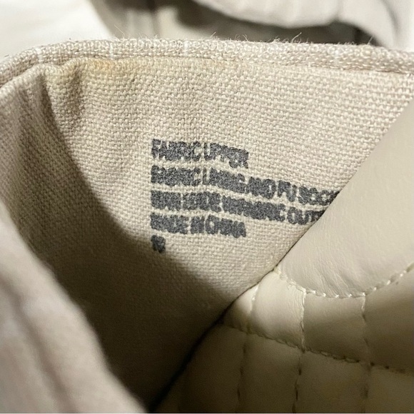 Birdies The Songbird Linen Stripe Mule Slides in Natural Stripe 10 - Picture 8 of 8